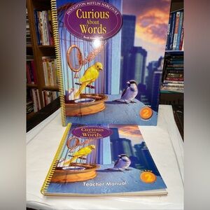 Houghton Mifflin Harcourt Curious about Words Read aloud Book & Teacher Manual